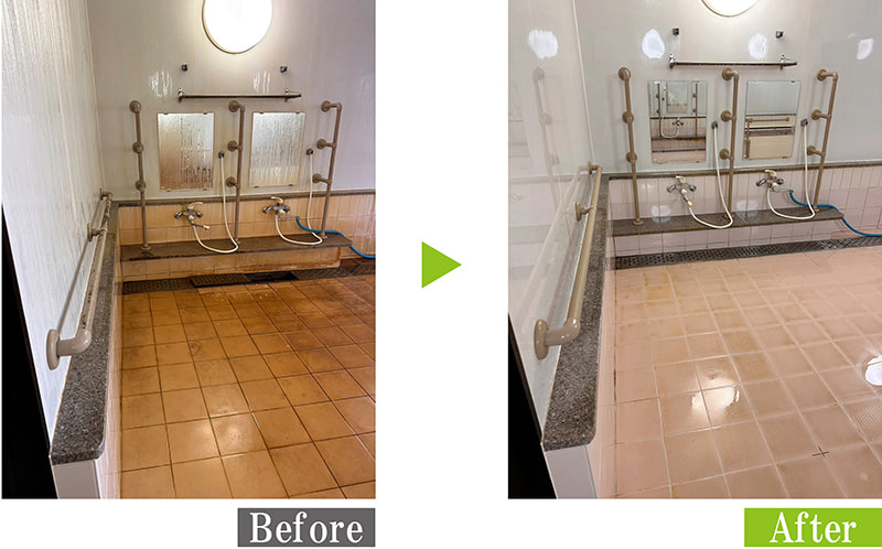 G-Eco工法施工　ホテル・宿泊施設　大浴場